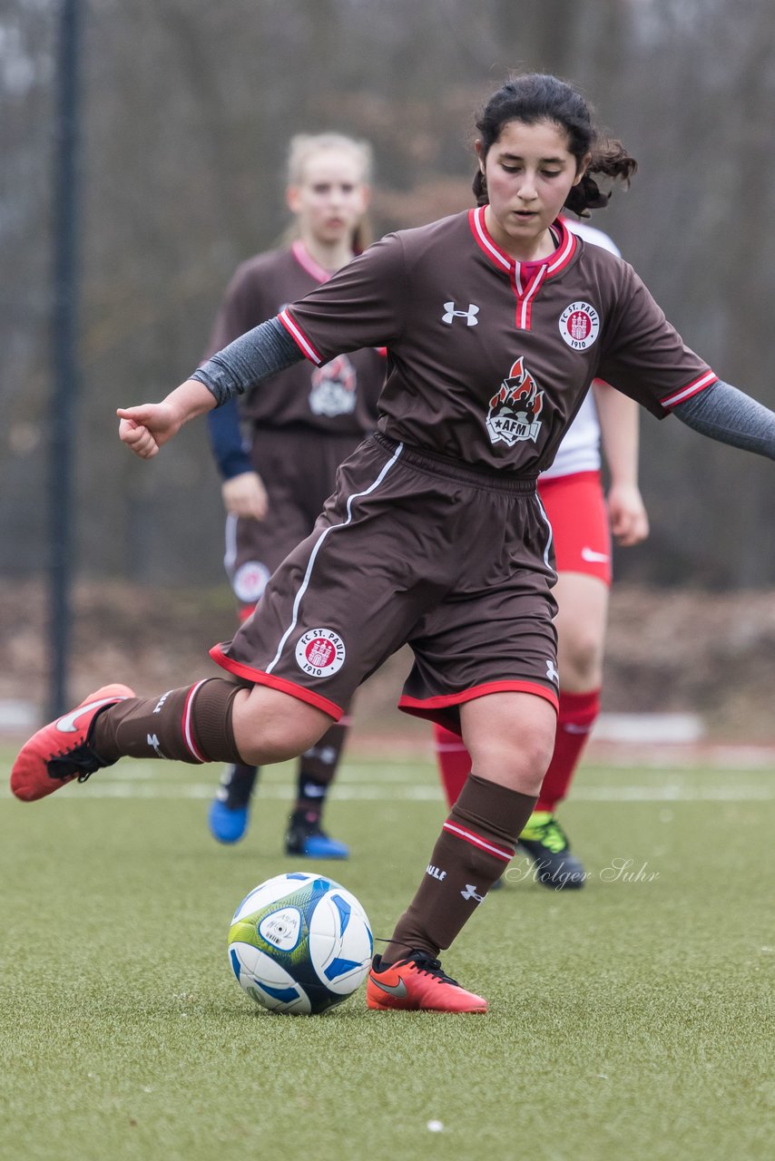 Bild 254 - B-Juniorinnen Walddoerfer - St.Pauli : Ergebnis: 4:1